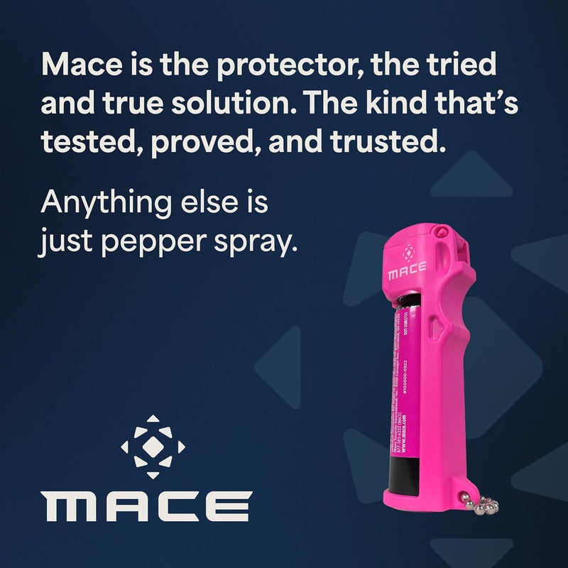 Mace Pepper Spray - Max Police Strength OC with UV Dye, Fast Flip Top, Ergonomic Finger Grip, 12 Feet Range, 0.63 oz Personal Model, Self Defense Pepper Spray for Women & Men - Image 5